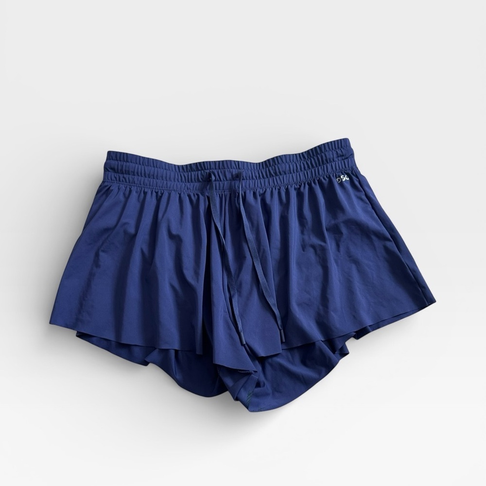 DSG Flowy Athletic Running Shorts Purple Blue Medium